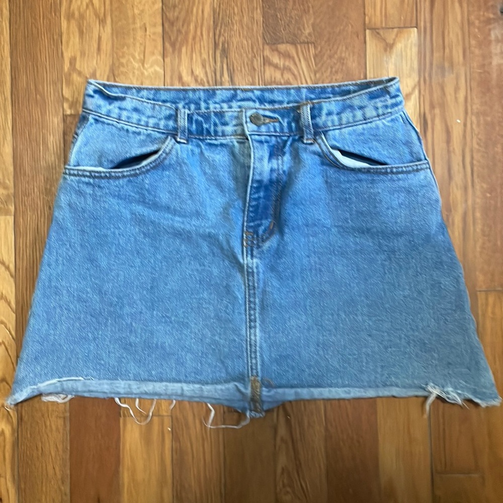 Pac Sun Jean Skirt